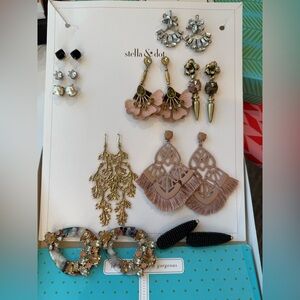Stella & Dot earring lot